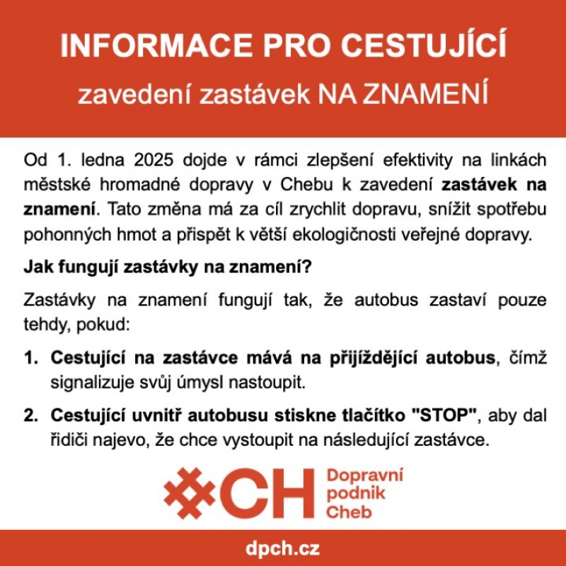 Zastávky na znamení